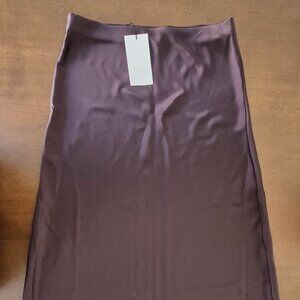 Zara Women's long  brown/burgundy skirt.